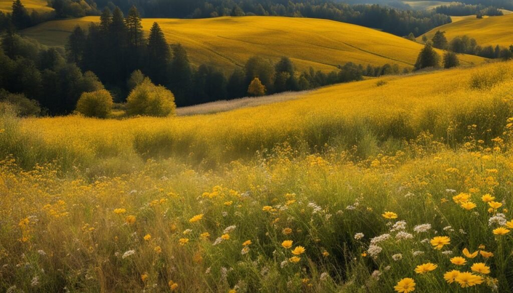 autumn wildflowers