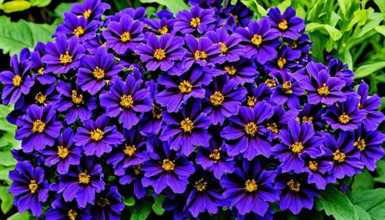 dark purple annual flowers