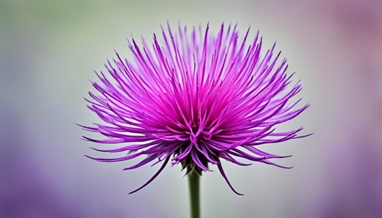 flower with no leaves on stem