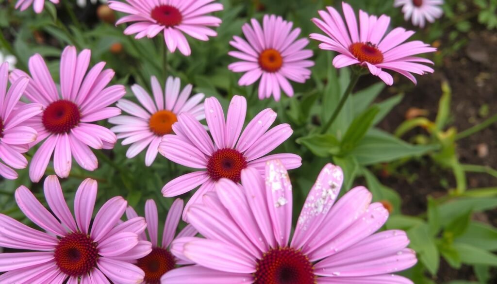 pink daisy plant