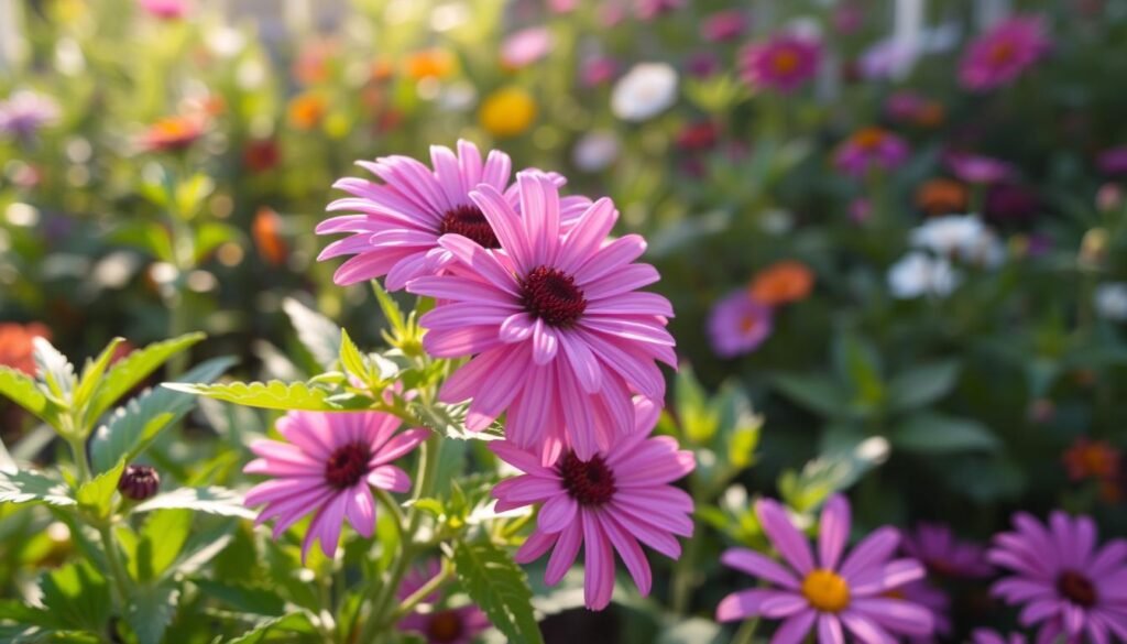 pink daisy plant