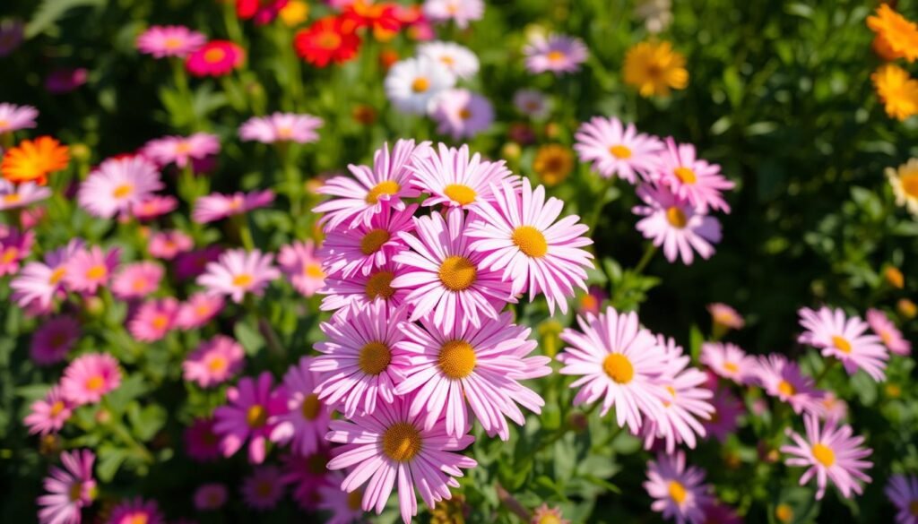 pink daisy plant