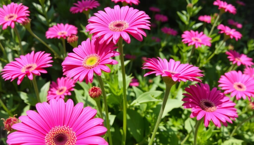 pink daisy plant