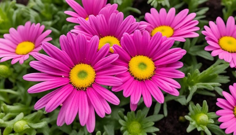 pink daisy plant