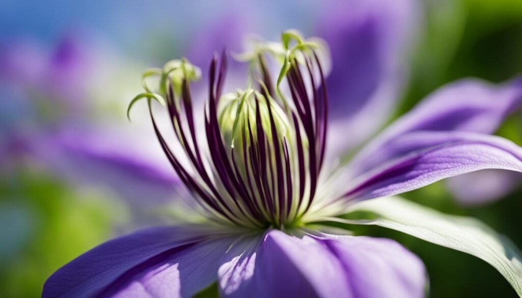 purple clematis