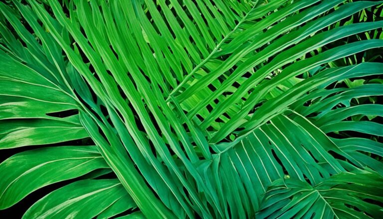 tropical large leaves