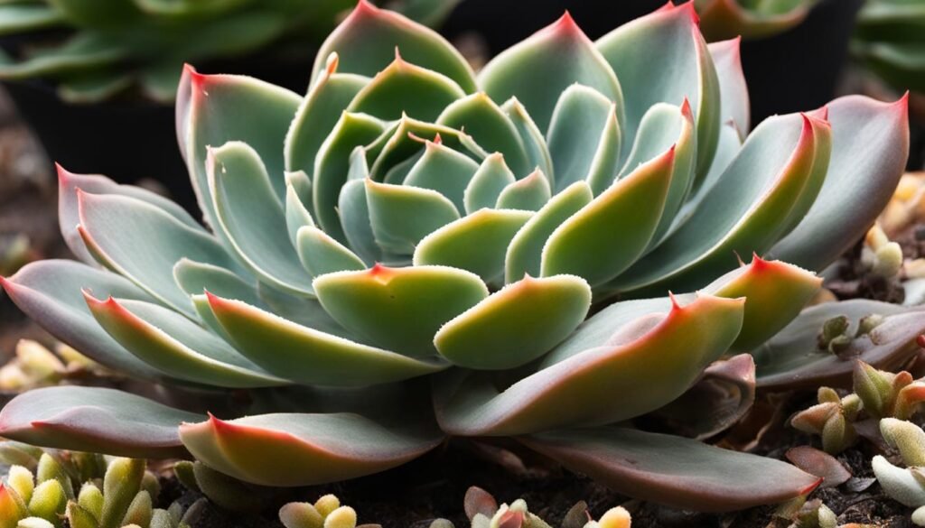 Echeveria Persia during dormancy