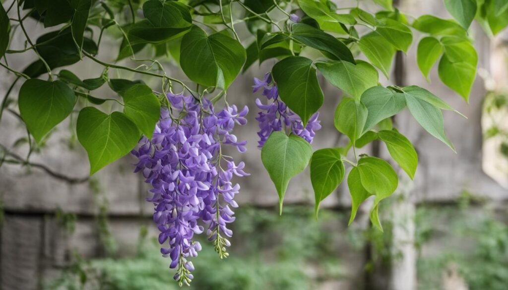 Heart-shaped foliage