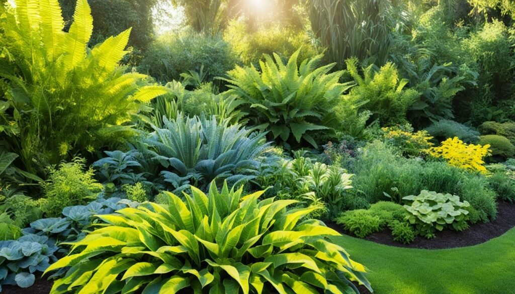 Plants with Yellow and Green Foliage