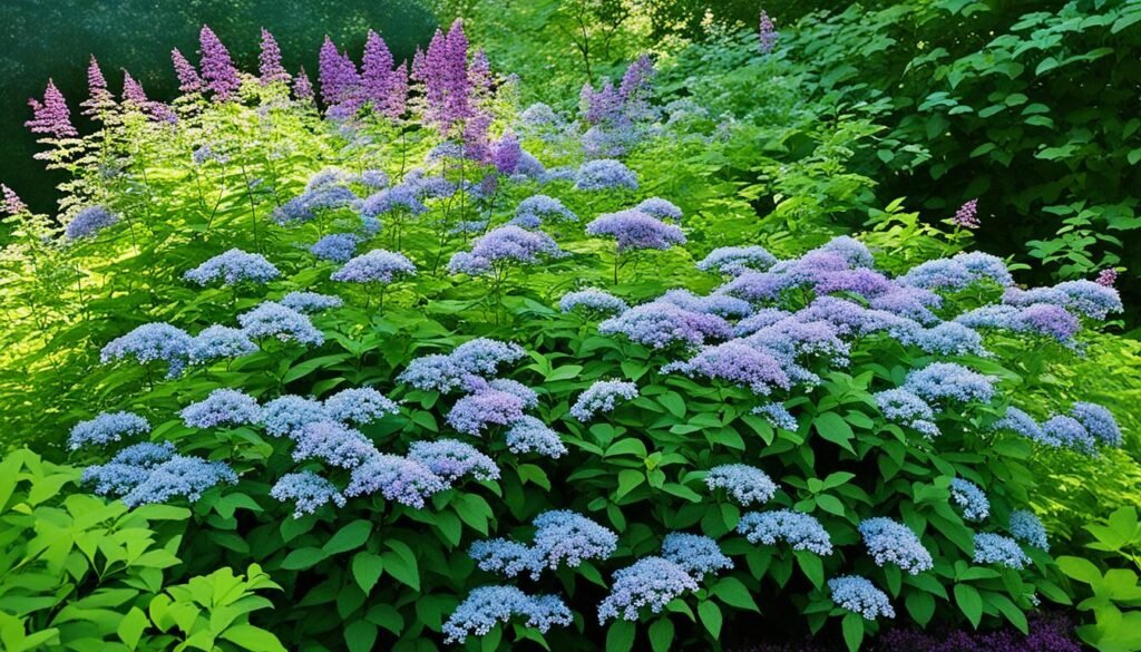 blue mist spiraea