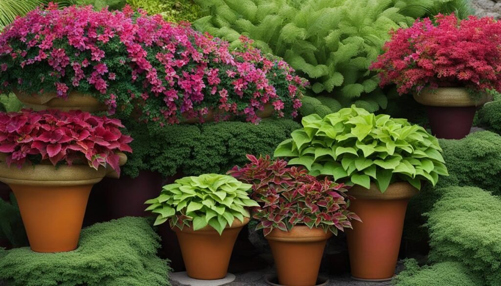 cascading plants for pots