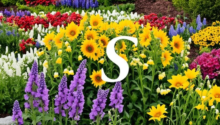 flowers name start with s