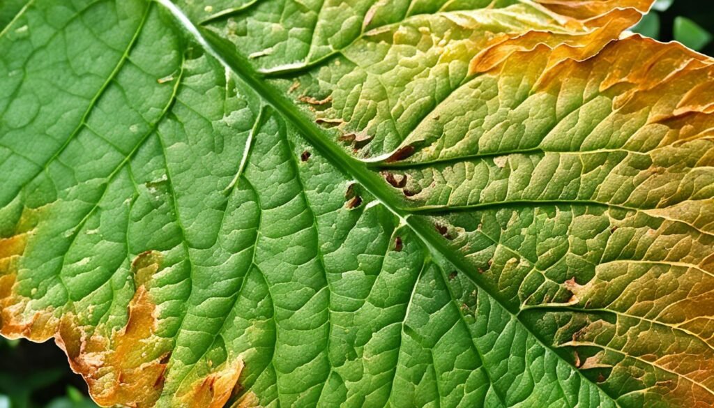 hibiscus leaves turning brown from sunburn