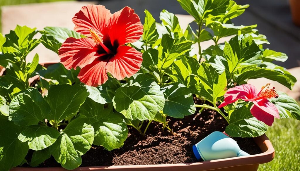 hibiscus plant care for sun exposure