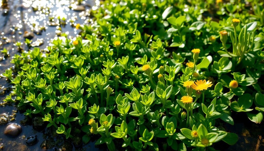 ground cover wet soil