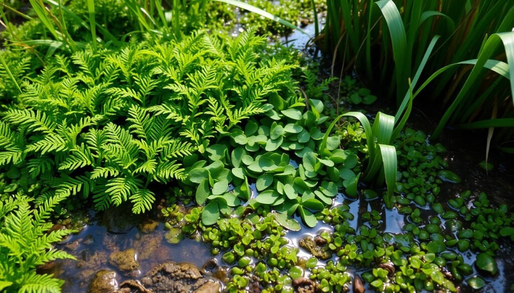 ground cover wet soil