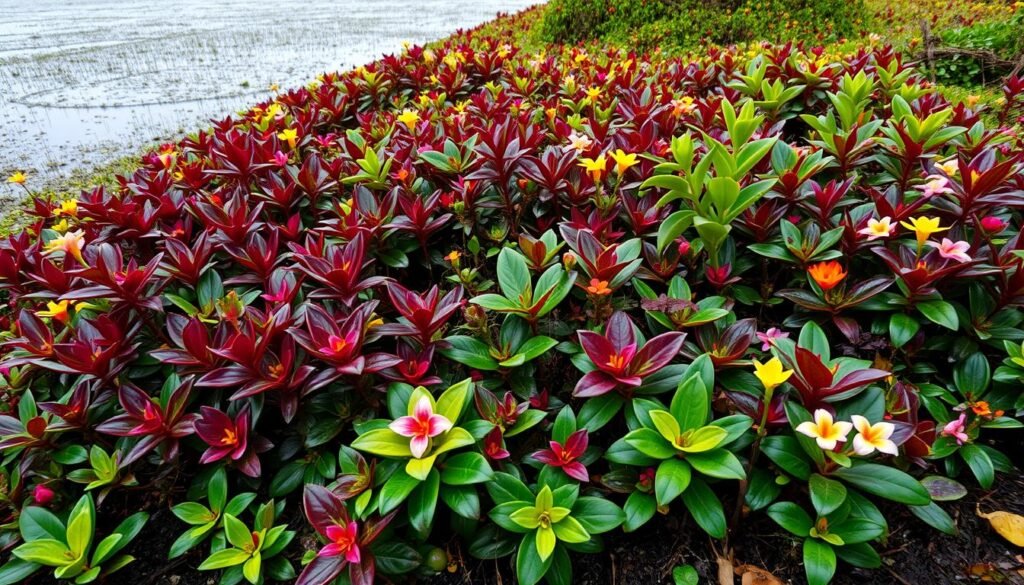 ground cover wet soil