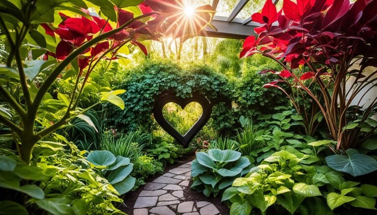 perennial plants with heart-shaped leaves