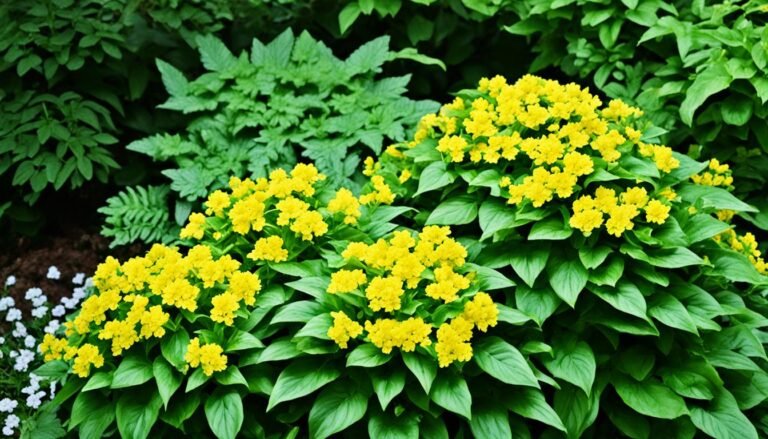 shade loving plants with yellow flowers