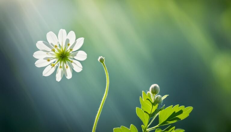 tall white wildflower