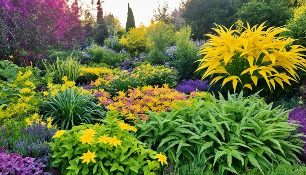 yellow foliage plants